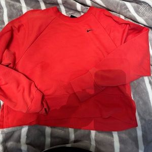 Nike cropped performance sweatshirt